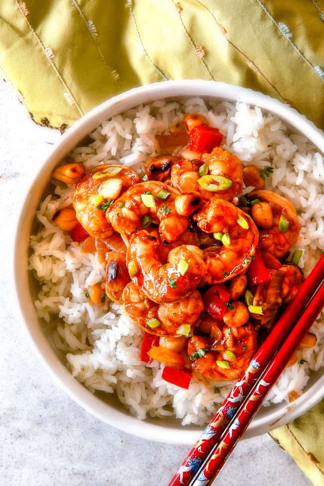 30 Minute Kung Pao Shrimp with Customizable Heat!