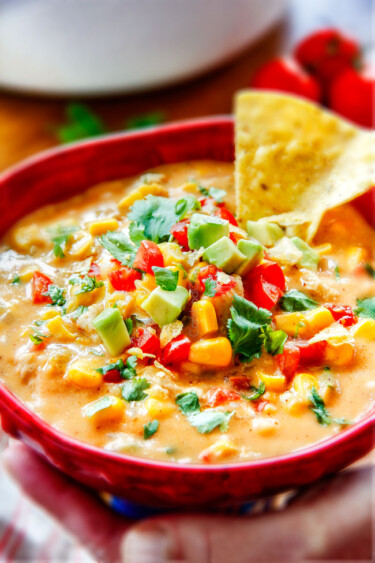 Creamy Mexican Chicken Chowder - Carlsbad Cravings