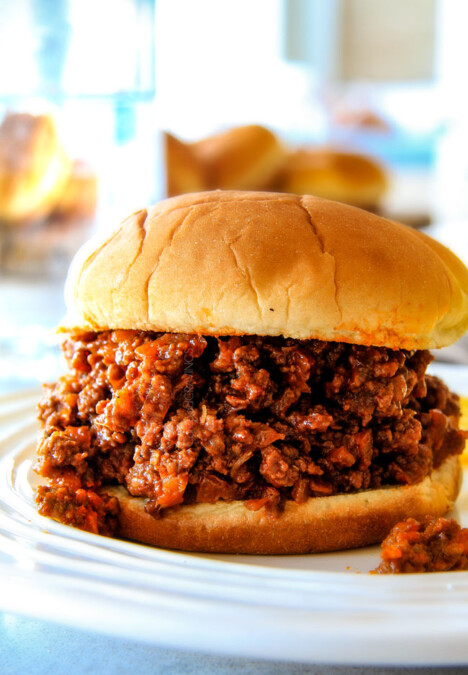 30 Minute Hawaiian Sloppy Joes smothered in the most delicious sweet and tangy Hawaiian BBQ Sauce your whole family will love! Incredibly easy, make ahead and great for crowds!