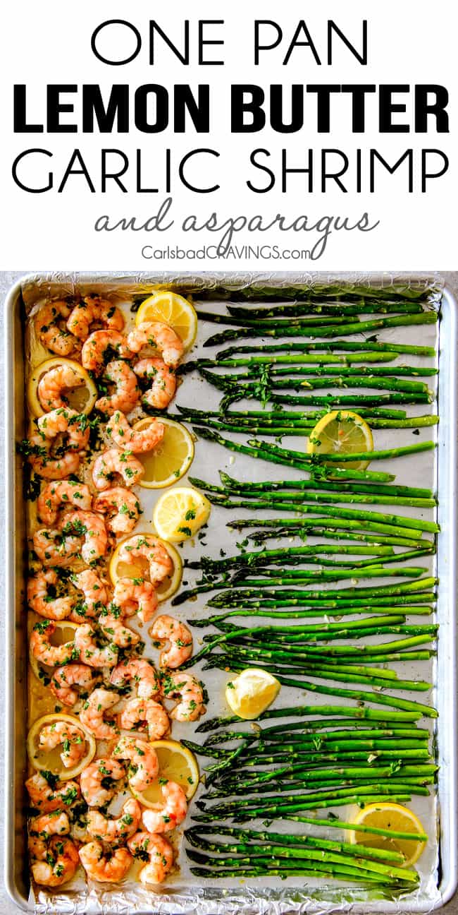 Sheet Pan Garlic Butter Shrimp