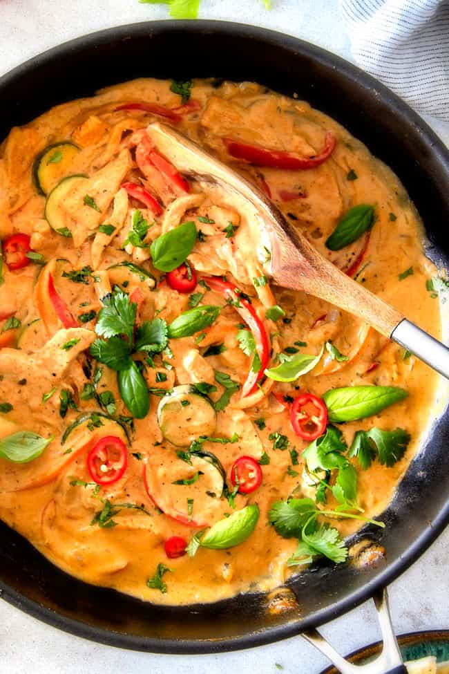 Thai Red Curry Chicken and Vegetables 