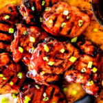 Grilled OR BAKED! Huli Huli Chicken is bursting with sweet and savory Hawaiian teriyaki flavor that is out of this world!  The marinade doubles as the incredible glaze and the spice rub takes this chicken to a whole new level of amazing!!