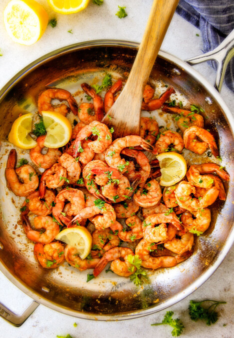 quick and easy Old Bay Shrimp (Grill or Stove top) is so juicy and flavorful and the homemade Cocktail Sauce is amazing!  Serve it as an appetizer or add some sides and call it dinner! 
