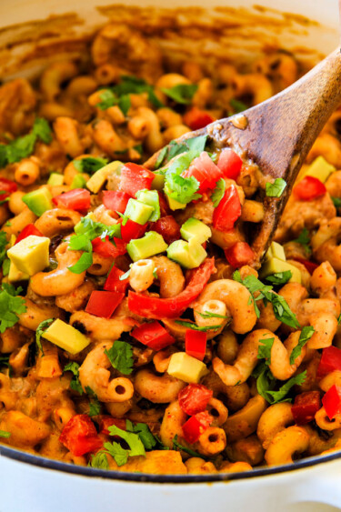 ONE POT Chicken Fajita Pasta + VIDEO!