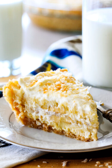 Banana Coconut Cream Pie with Coconut Whipped Cream