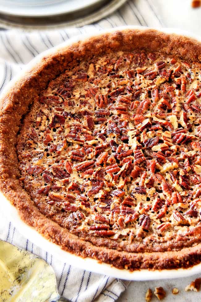 The Best Pecan Pie Recipe Graham Cracker Crust Carlsbad Cravings