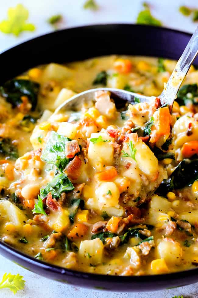 BETTER THAN OLIVE GARDEN Loaded Zuppa Toscana Recipe (VIDEO!)