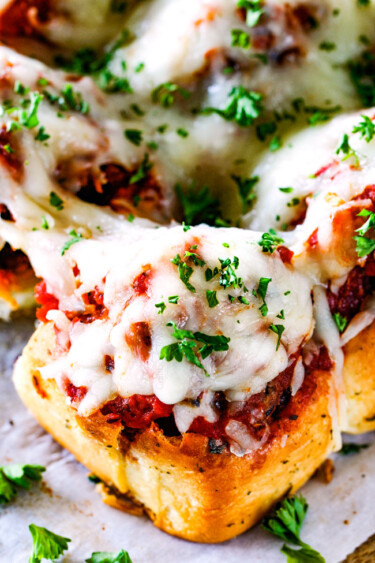 Stuffed Cheesy Italian Meatball Sliders With Step By Step Photos