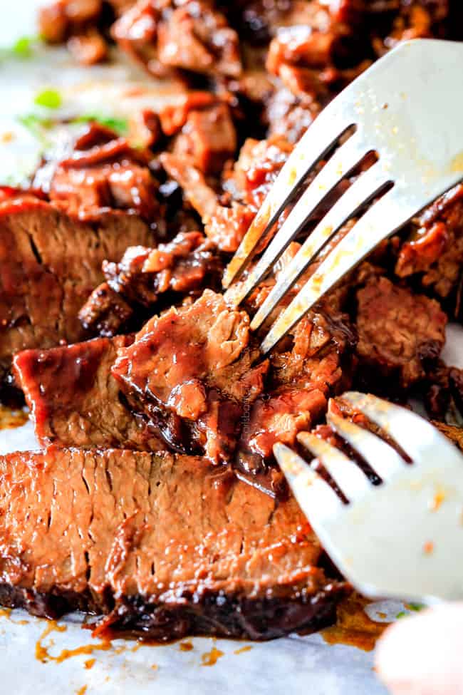 Slow Cooker Brisket (+ Homemade BBQ Sauce) - Carlsbad Cravings