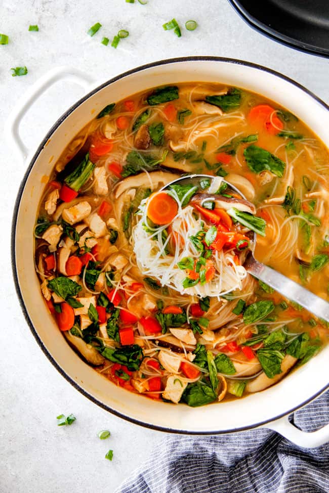Miso Soup With Chicken Noodles Shiitake Mushrooms Carlsbad Cravings,What Is Baking Powder In Telugu