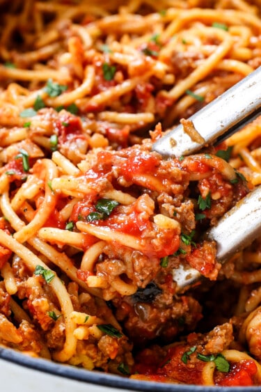 25 Minute Taco Spaghetti - simple prep, TONS of flavor!