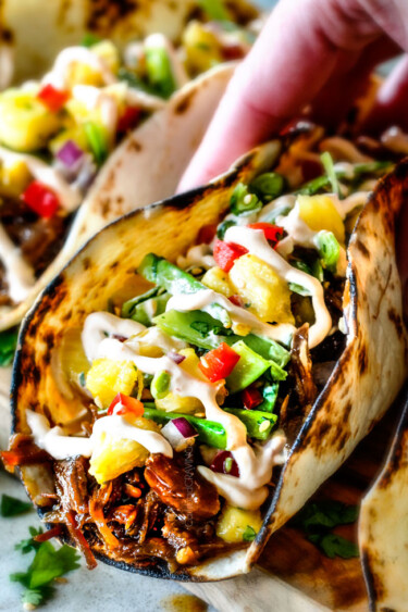 Asian Pulled Pork Taco Recipe - Carlsbad Cravings