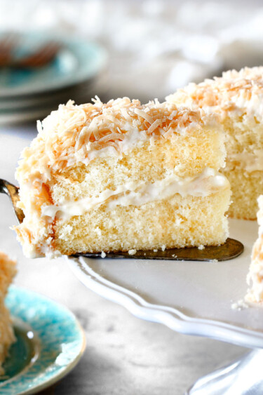 BEST EVER Coconut Cake (with 3 types of coconut!)