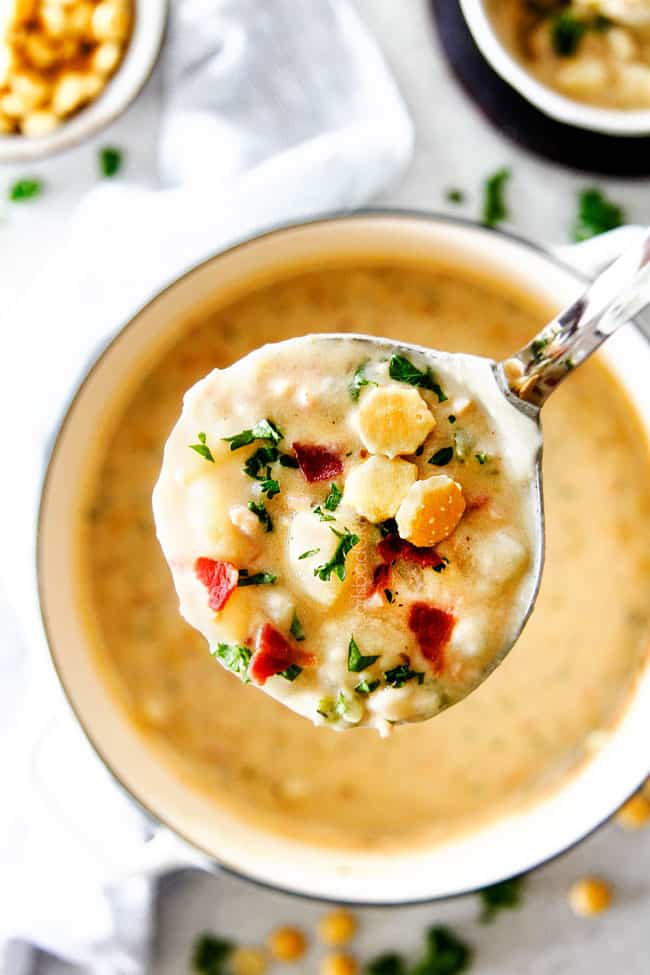 BEST New England Clam Chowder (with Canned and Fresh Clam ...