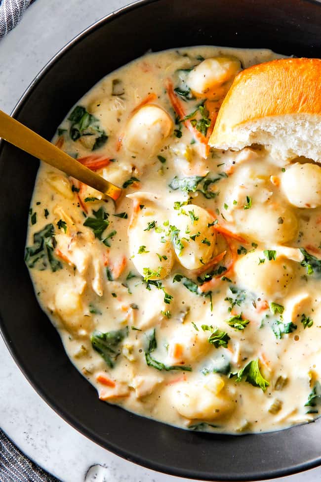 Creamy Chicken Gnocchi Soup (ONE POT, Better than Olive Garden!)