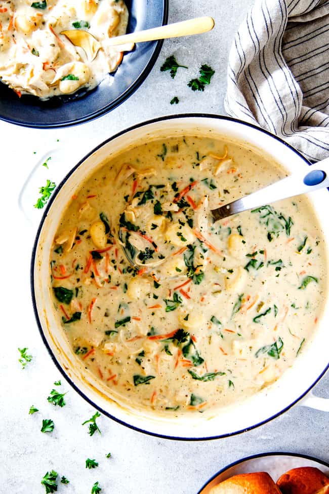 Creamy Chicken Gnocchi Soup One Pot Better Than Olive Garden