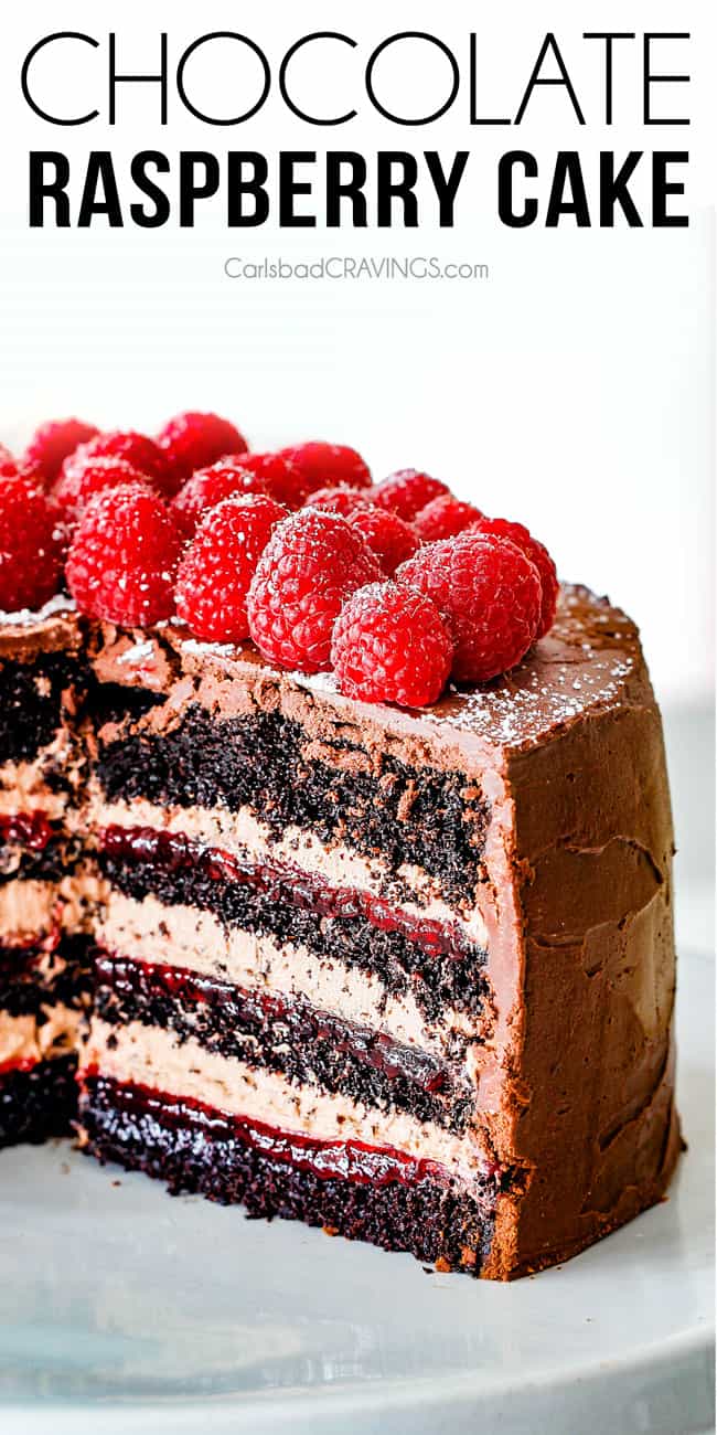 Chocolate Raspberry Cake - Tastes Better From Scratch