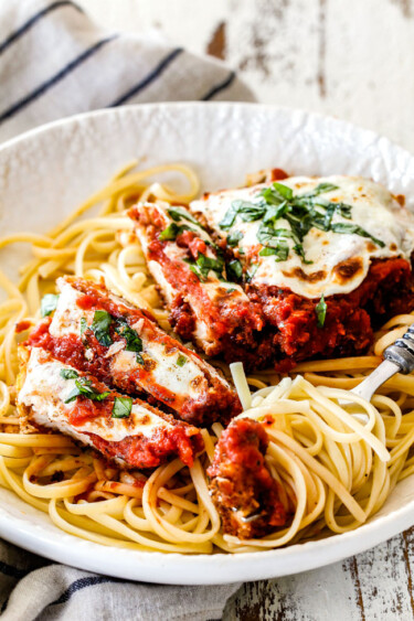 BEST Crispy Chicken Parmesan (step by step photos, tips and tricks!)