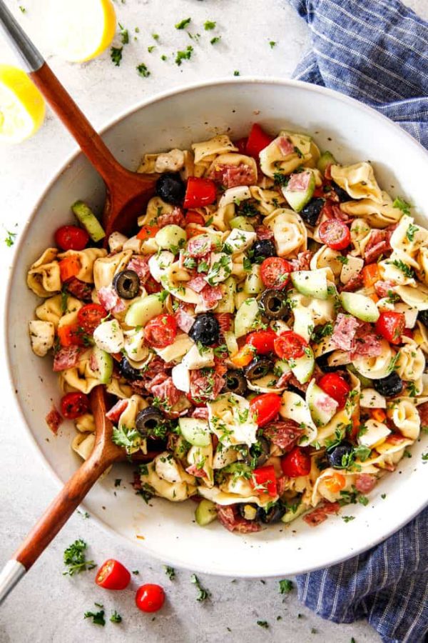 BEST Italian Pasta Salad with Tortellini!