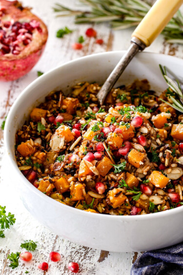 Wild Rice with Butternut Squash - Carlsbad Cravings