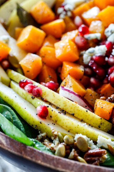 Fall Salad With Pomegranate Dressing - Carlsbad Cravings