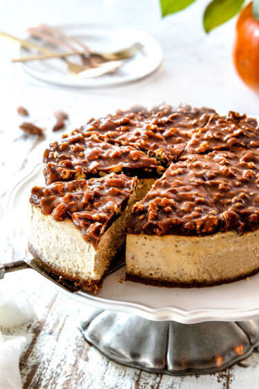 BEST Pecan Pie Cheesecake (step by step photos)