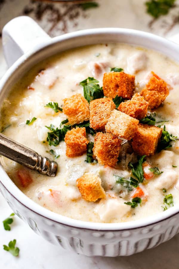 Chicken Cordon Bleu Soup - Carlsbad Cravings