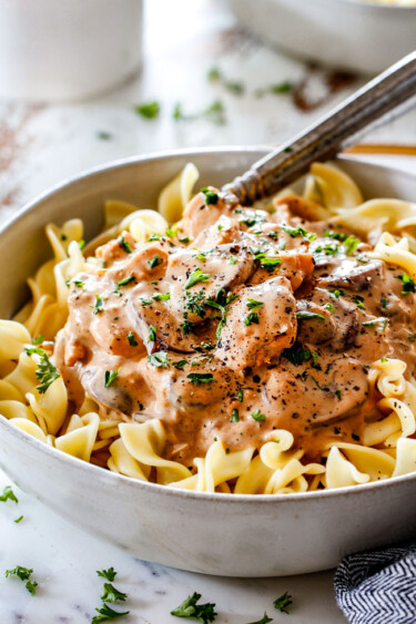 Chicken Mushroom Stroganoff - Carlsbad Cravings