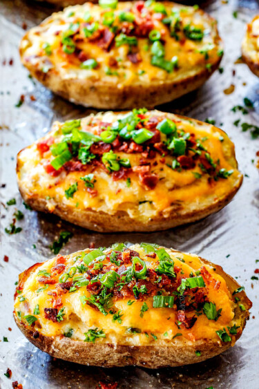 Twice Baked Potato Recipe - Carlsbad Cravings