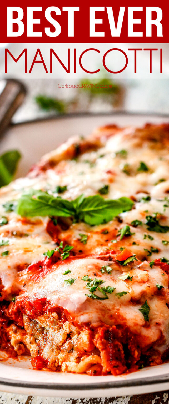 Stuffed Manicotti Carlsbad Cravings