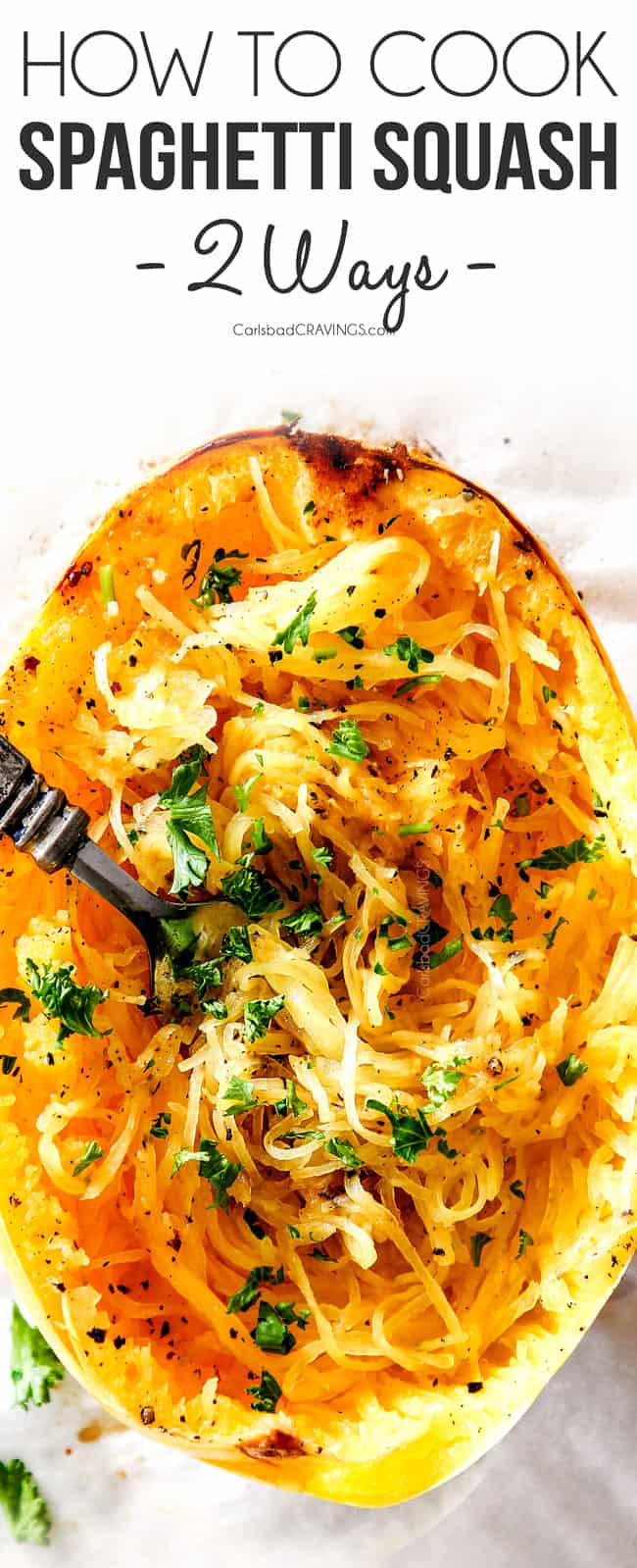 How To Cook Spaghetti Squash In The Microwave Or Oven How To Freeze Etc