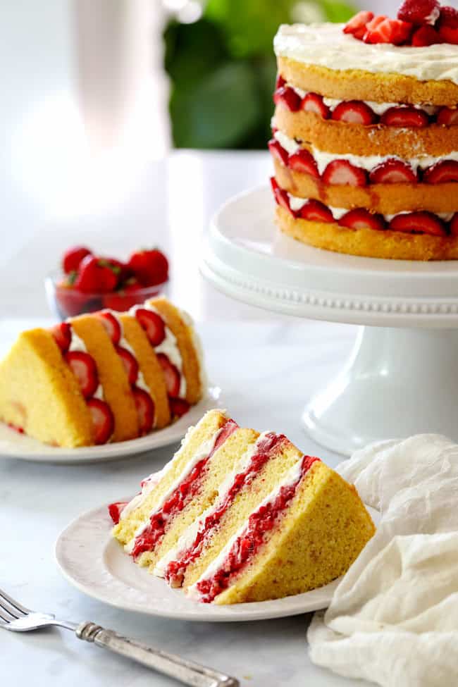 BEST Strawberry Shortcake Cake (Make Ahead instructions, Tips & Tricks ...