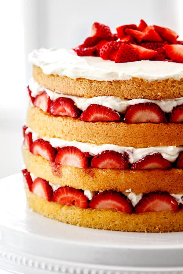 BEST Strawberry Shortcake Cake (Make Ahead instructions, Tips & Tricks ...