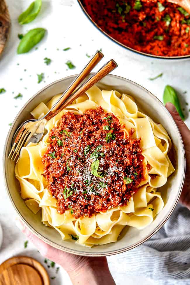 the BEST Bolognese Sauce (how to freeze, tips, tricks, etc)