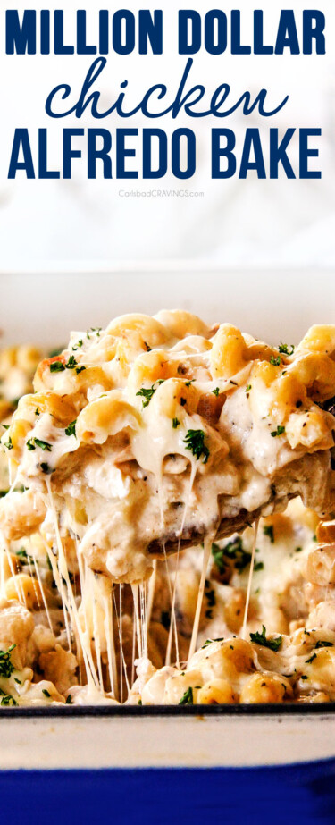 Chicken Alfredo Bake - Carlsbad Cravings