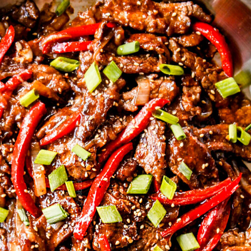 Chinese Sizzling Beef - Craving Home Cooked