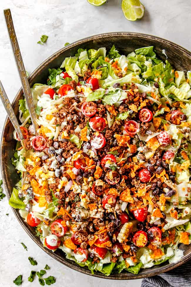 The Best Taco Salad Recipe - Carlsbad Cravings