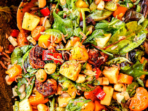 Caribbean Shrimp Salad with Key Lime Vinaigrette