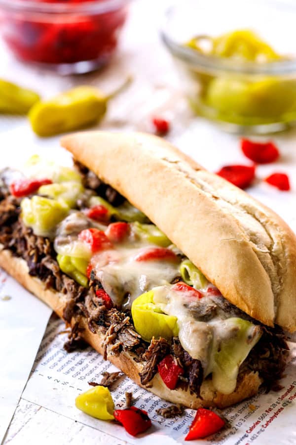 Crockpot Italian Beef Sandwiches + video! (make ahead & freezer ...