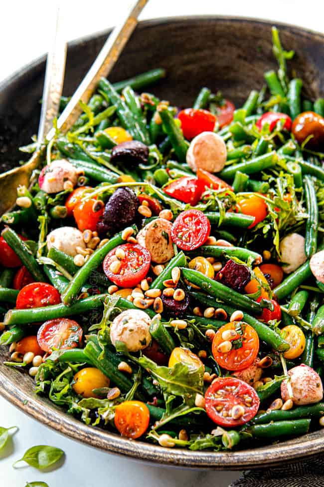 Green Bean Salad with Balsamic Basil Vinaigrette (make ahead! tips ...
