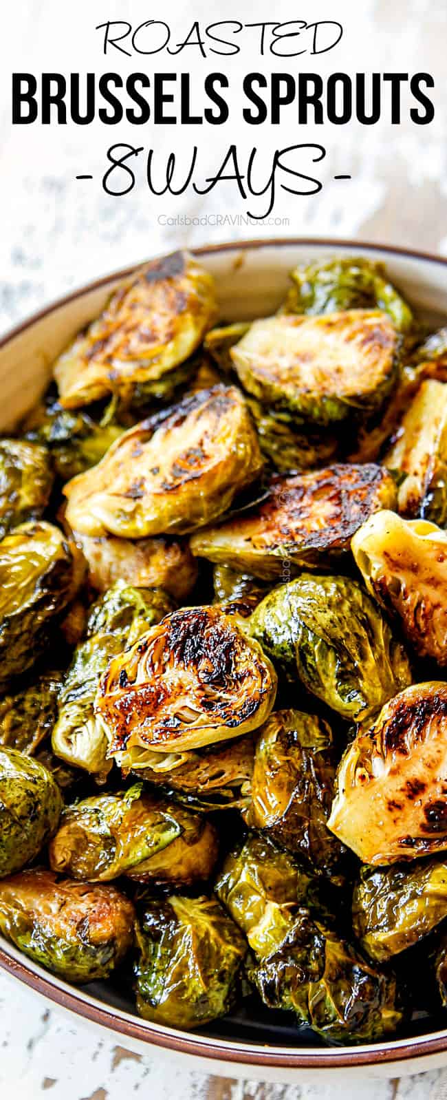 serving best Brussels Sprouts recipe in a bowl