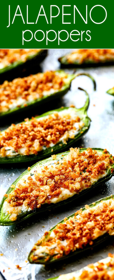 Stuffed Jalapeno Poppers (Baked or Grilled!) - Carlsbad Cravings