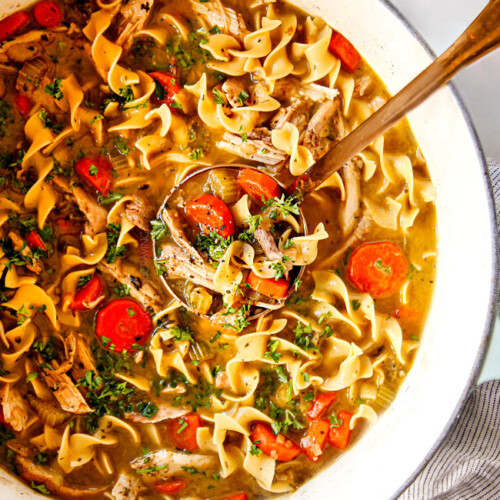 Rotisserie Chicken Noodle Soup - Craving California