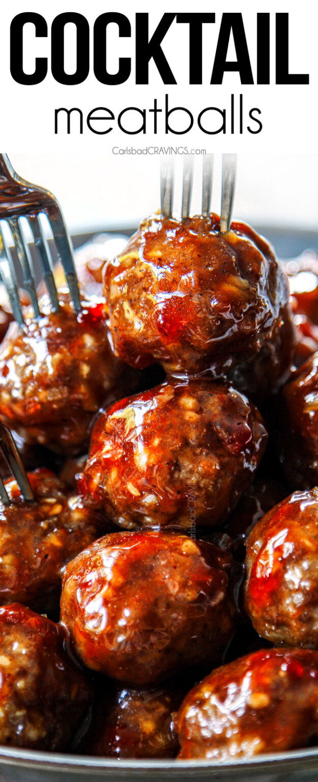 the BEST Cocktail Meatballs! (Tips, Tricks, Make Ahead, Crockpot Instructions)