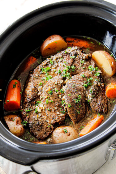 Best Slow Cooker Pot Roast - Carlsbad Cravings
