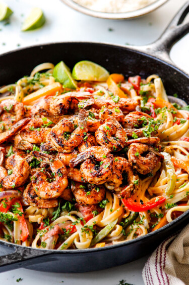 Easy Cajun Shrimp Pasta - Carlsbad Cravings