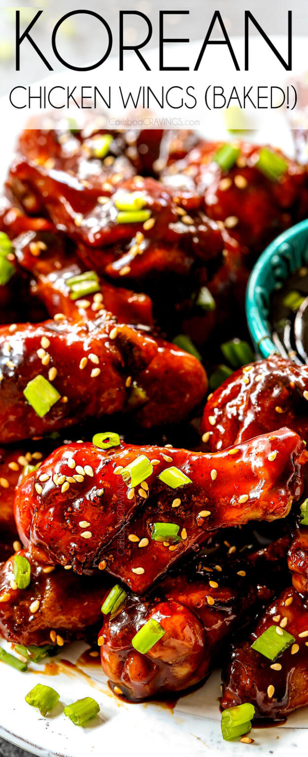 BAKED Korean Chicken Wings (How to Make ahead, Freeze, Tips, Tricks)