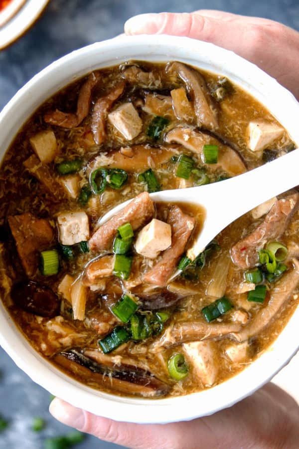 BEST Hot and Sour Soup (easy, prep ahead, customiizable, tips and tricks)