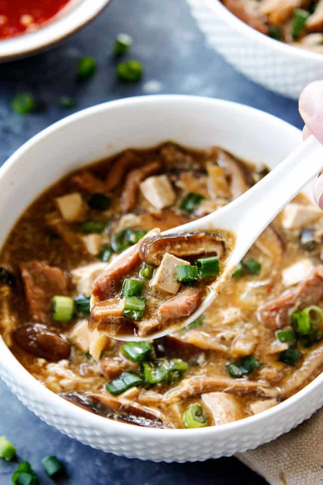 BEST Hot and Sour Soup (easy, prep ahead, customiizable, tips and tricks)