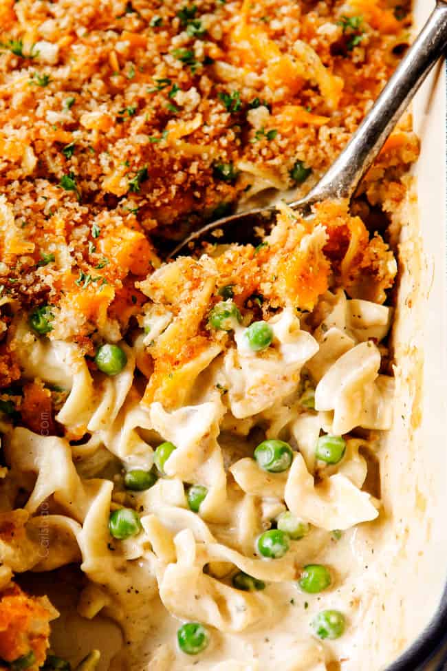 BEST Tuna Noodle Casserole Recipe - Carlsbad Cravings